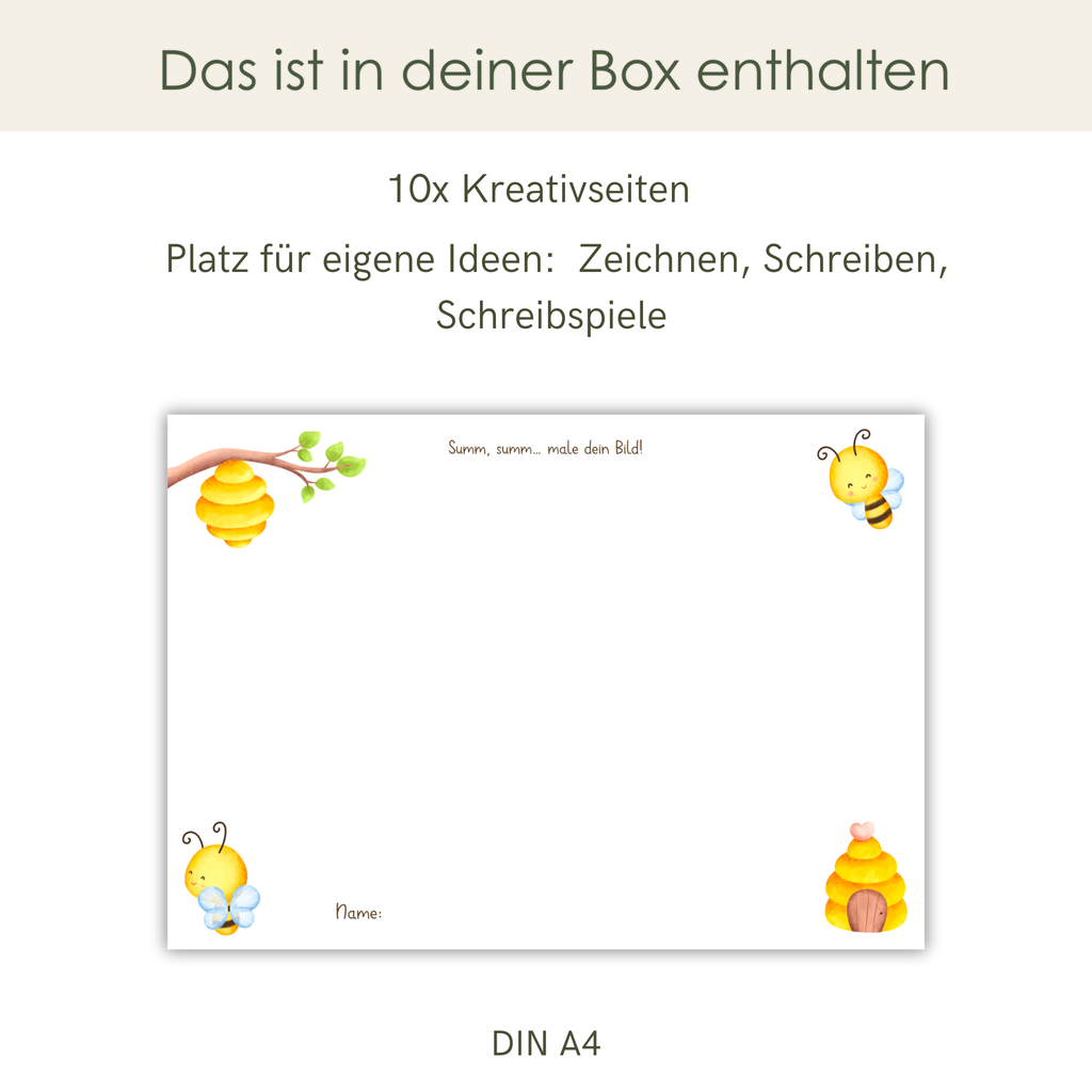 Premium DekoBox Bienenliebe