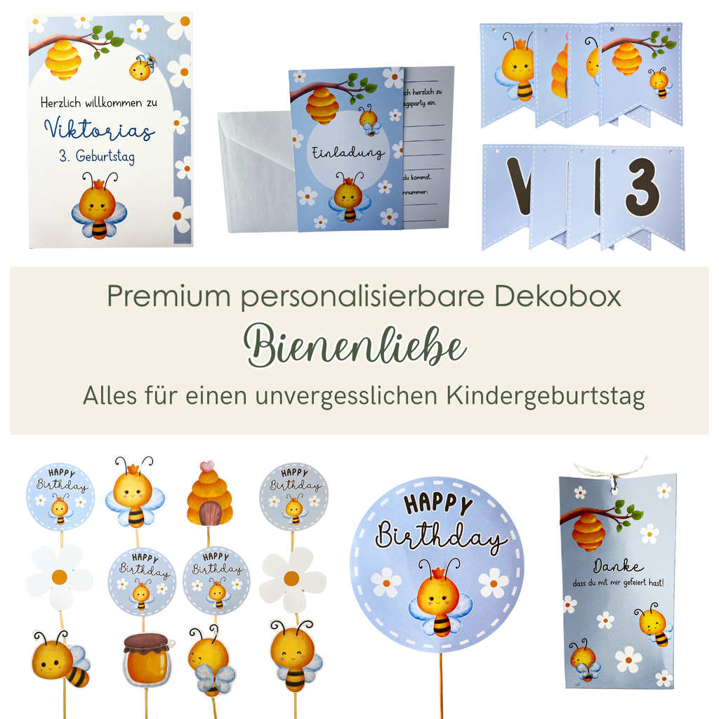 Premium DekoBox Bienenliebe