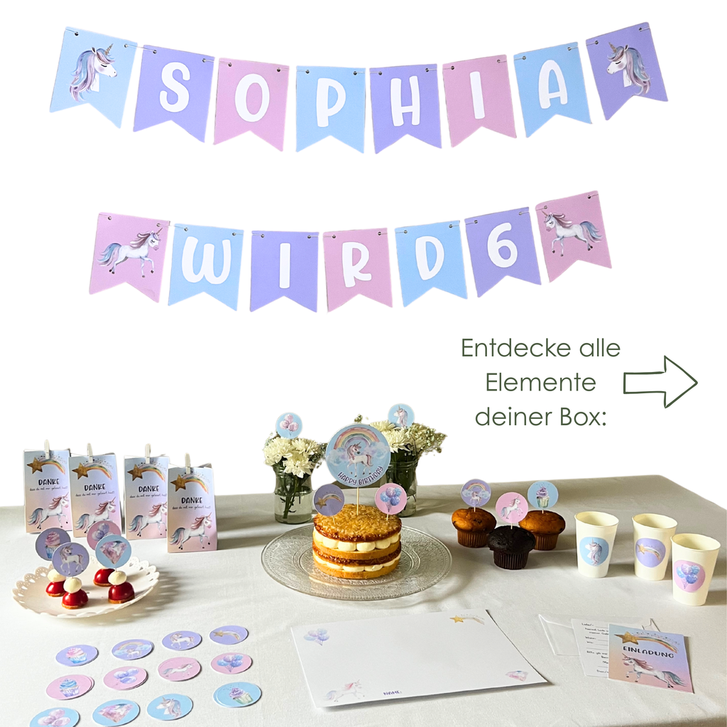 Premium DekoBox Einhorntraum