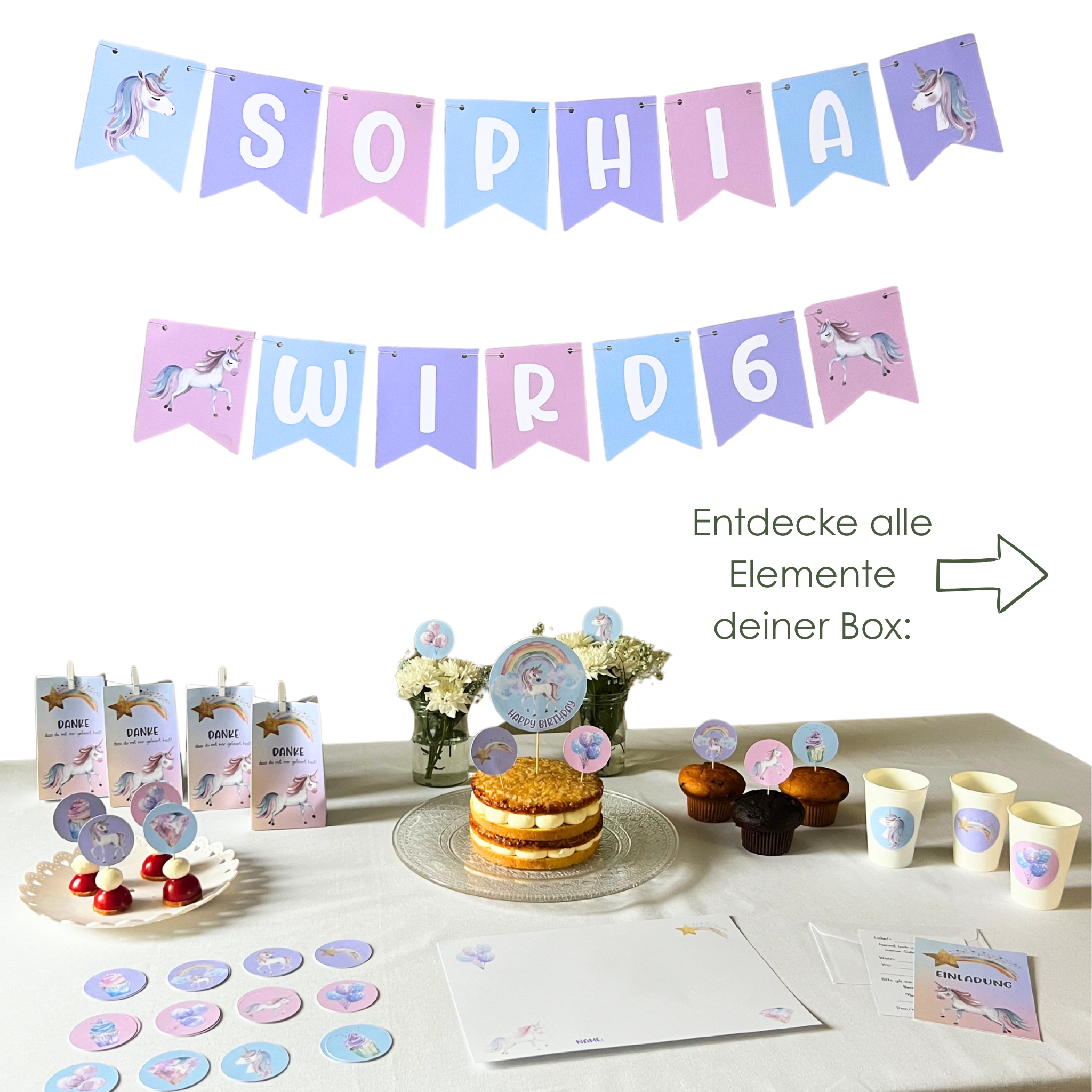 Premium DekoBox Einhorntraum
