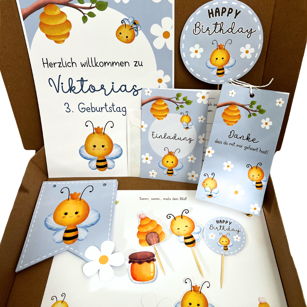 Premium DekoBox Bienenliebe