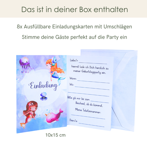 Premium DekoBox Meerjungfrauen