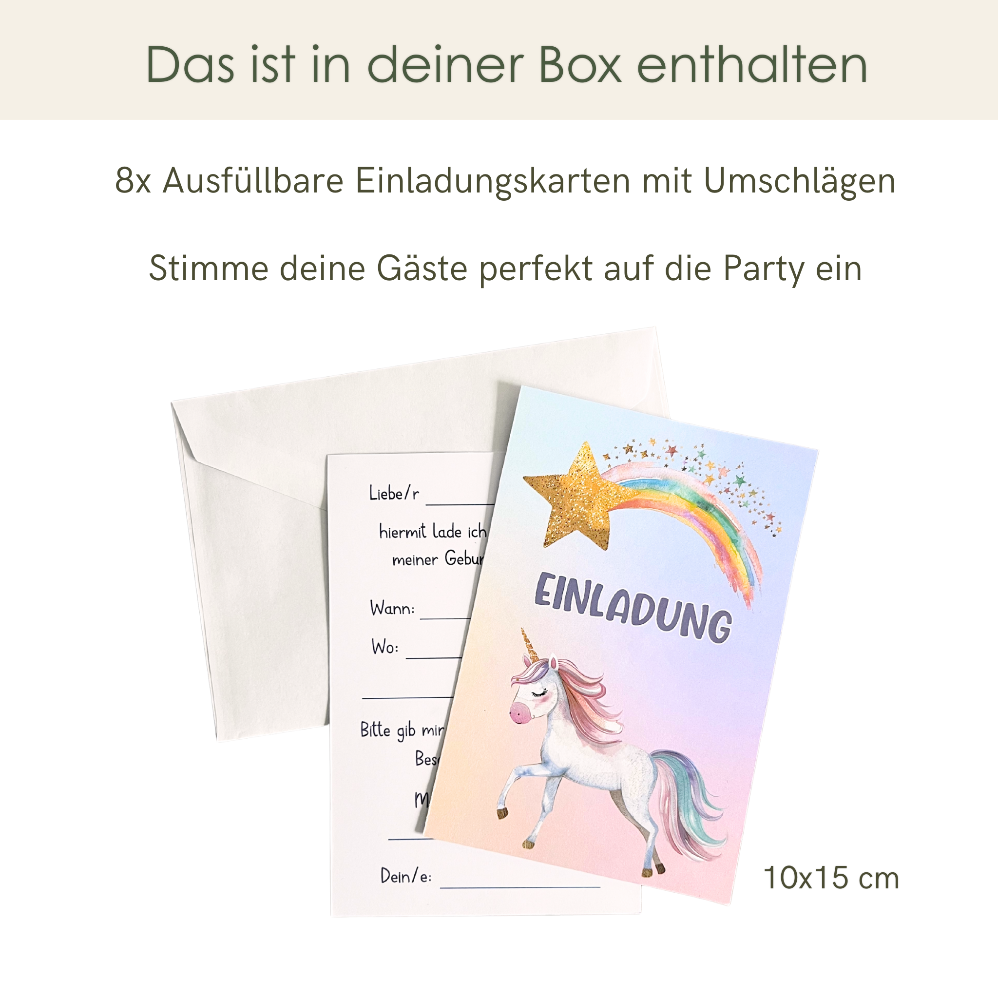 Premium DekoBox Einhorntraum