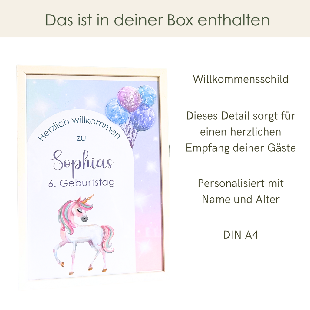 Premium DekoBox Einhorntraum
