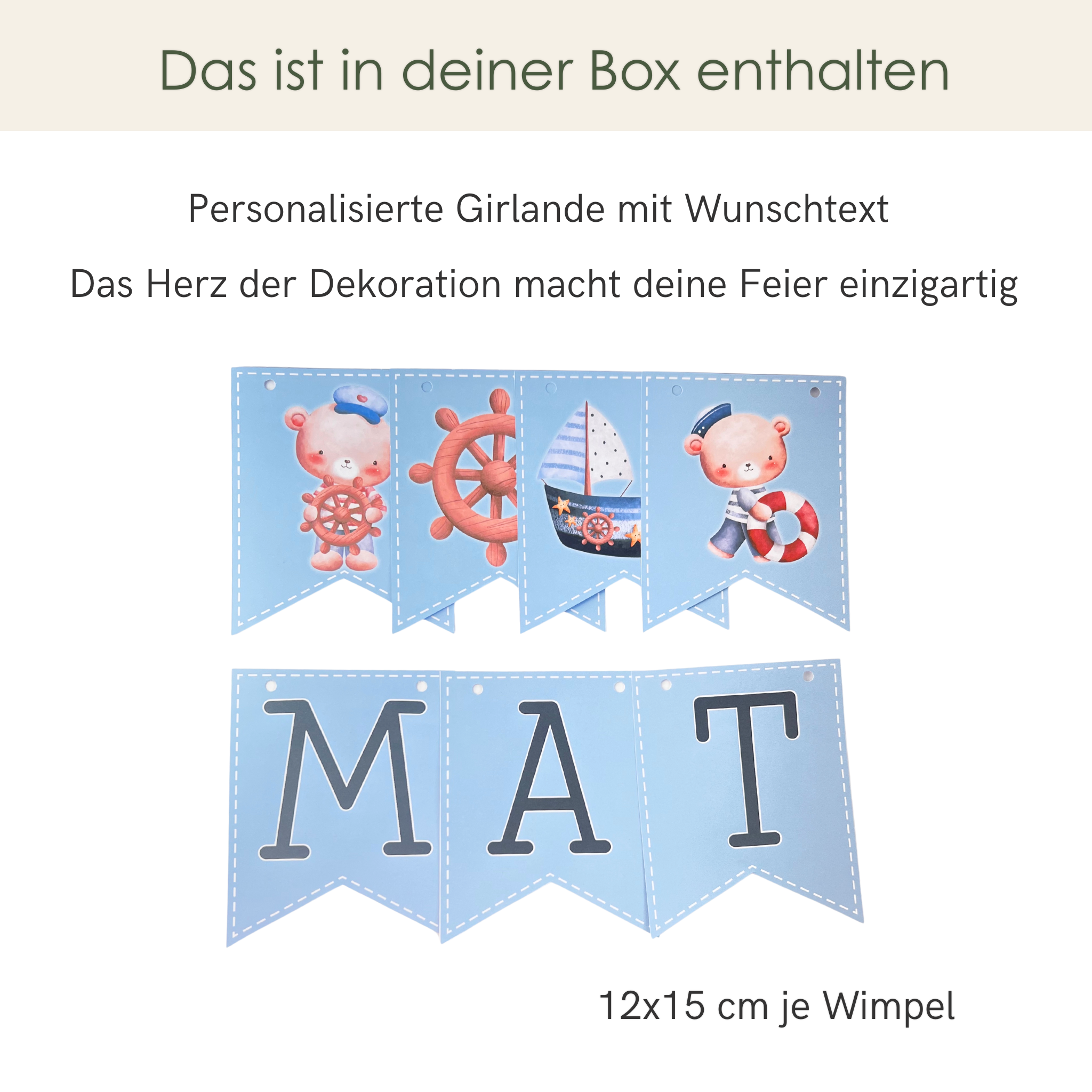 Premium DekoBox Seebärchen