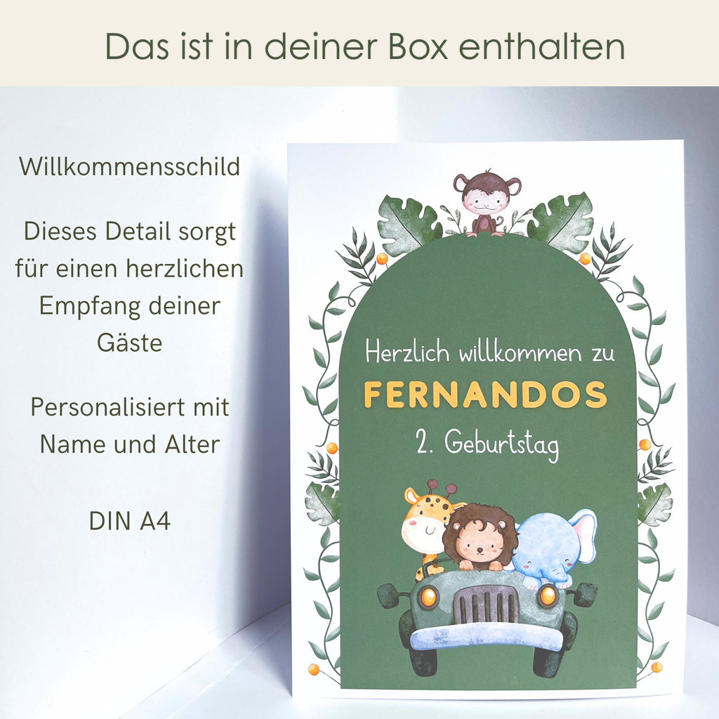 Premium decorative box Safari