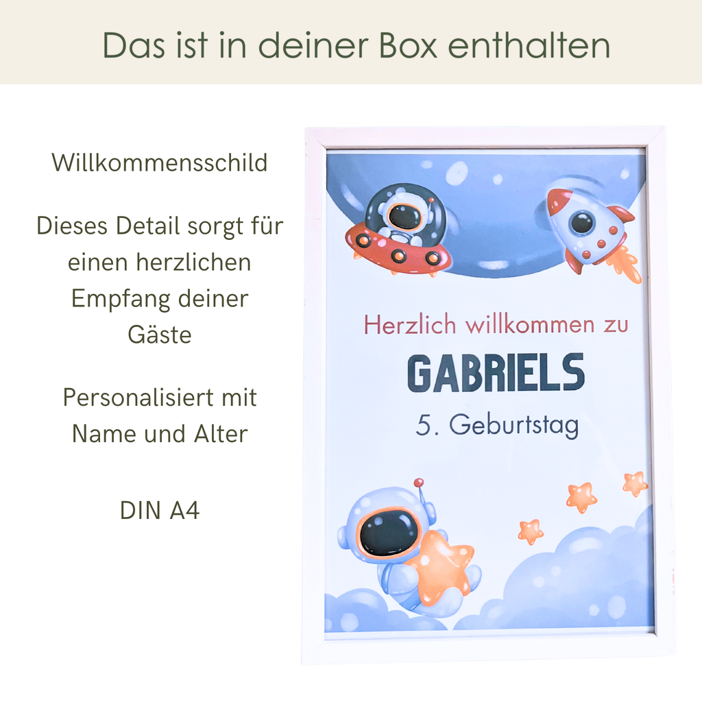 Premium Decoration Box Space &amp; Astronauts