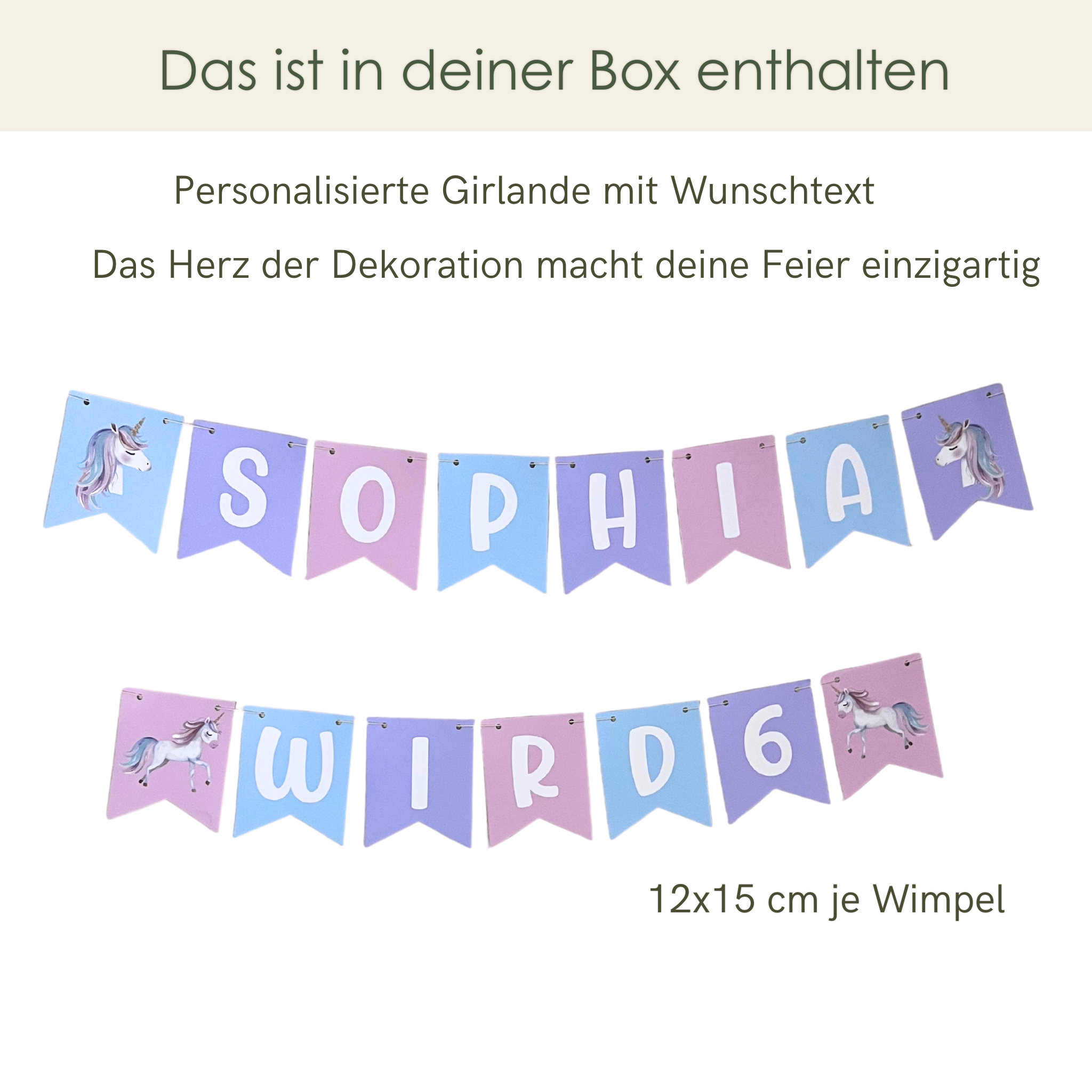 Premium DekoBox Einhorntraum