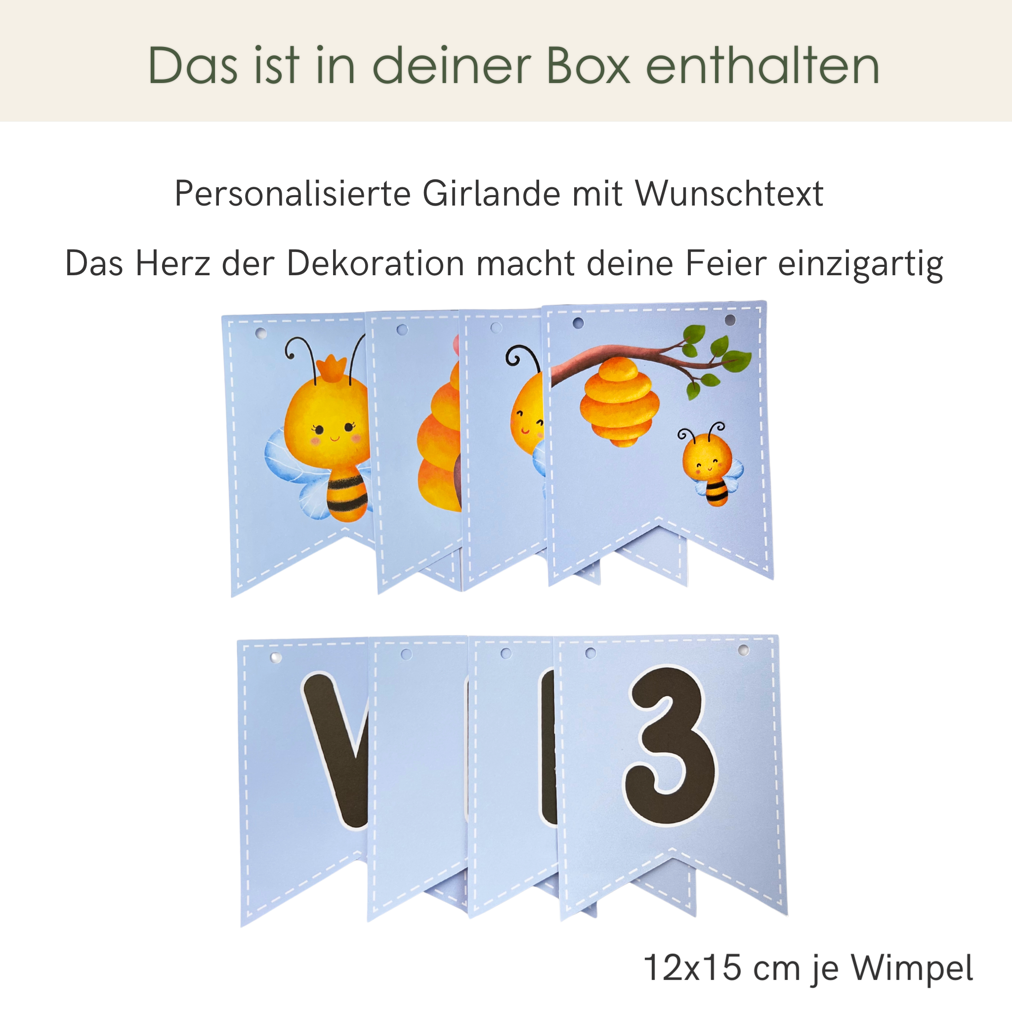 Premium DekoBox Bienenliebe