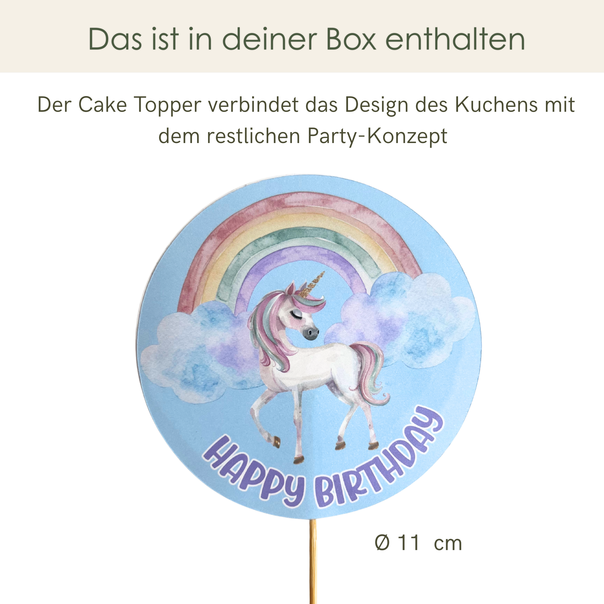 Premium DekoBox Einhorntraum