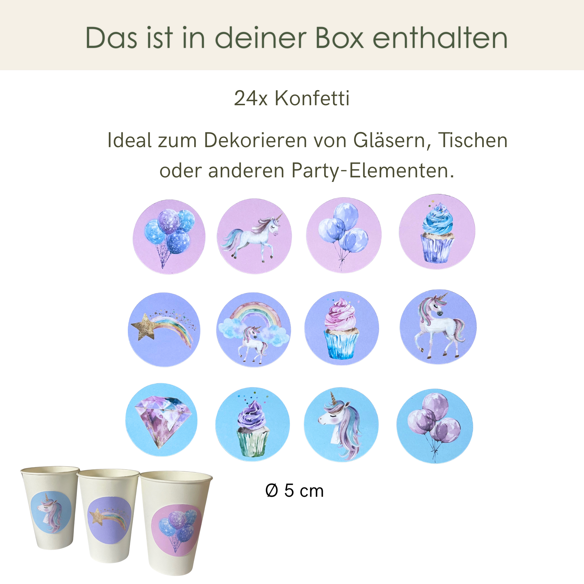 Premium DekoBox Einhorntraum