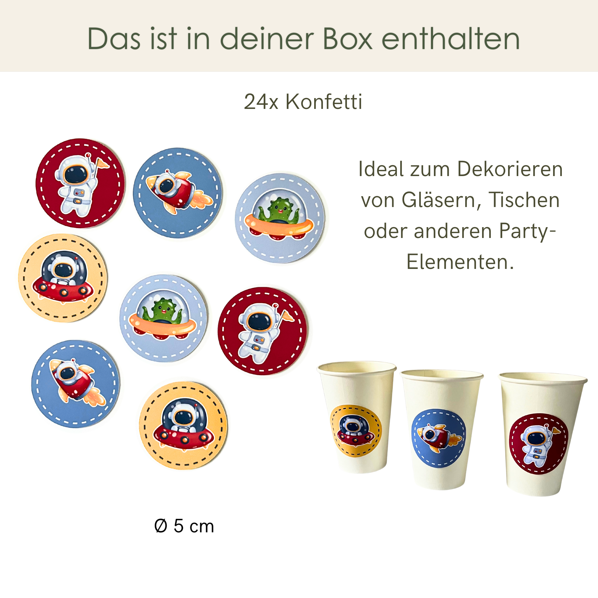 Premium Decoration Box Space &amp; Astronauts