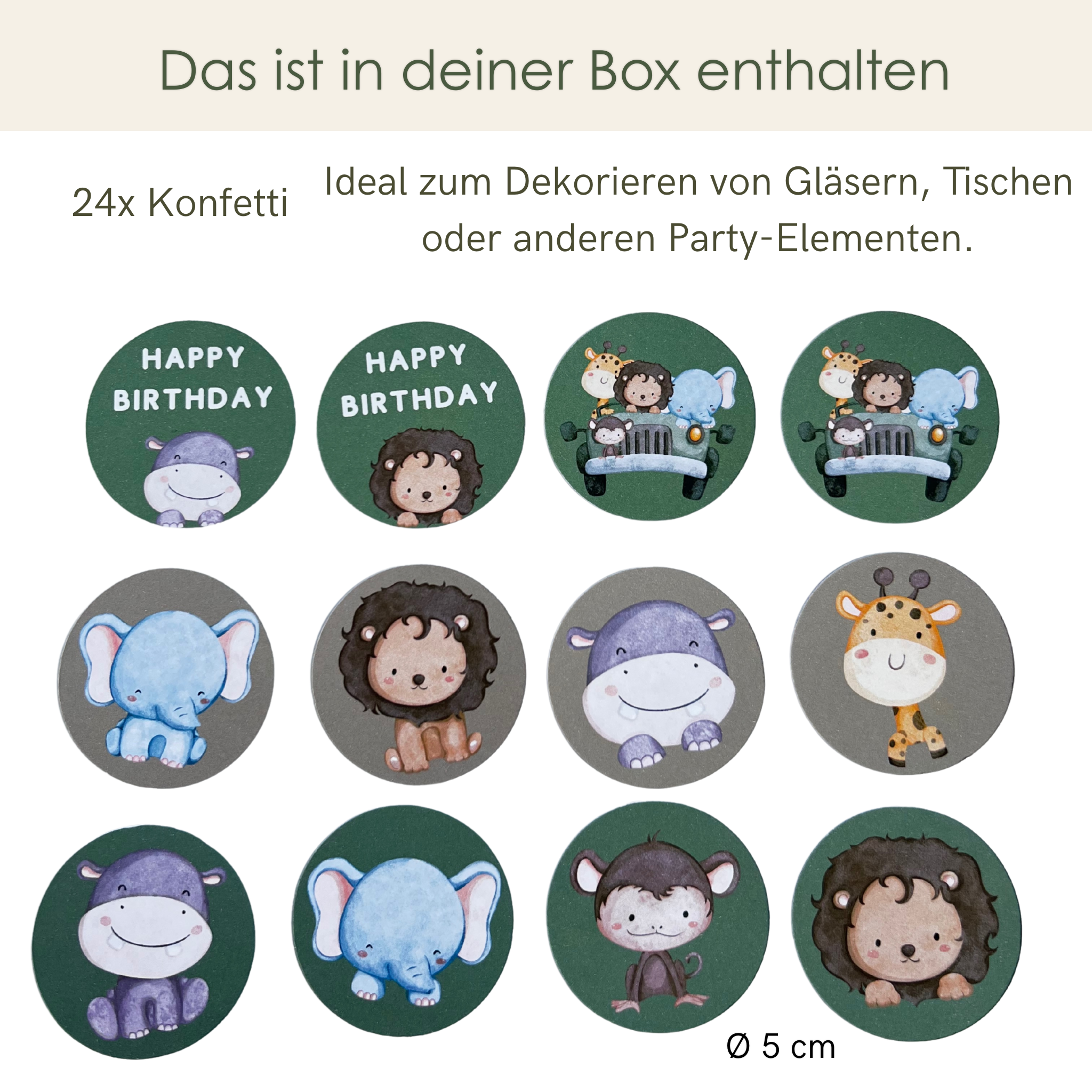 Premium decorative box Safari