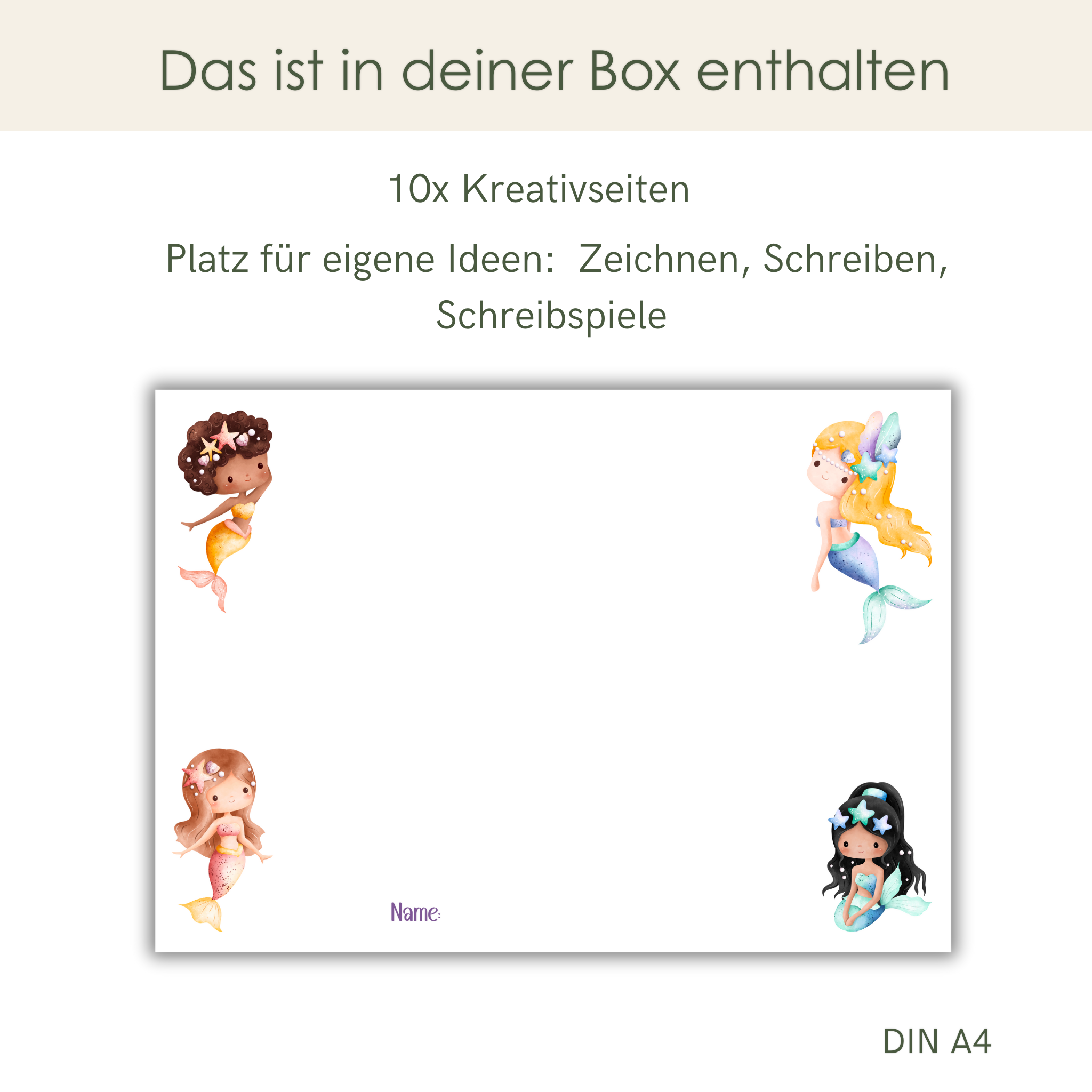 Premium Mermaid Decoration Box